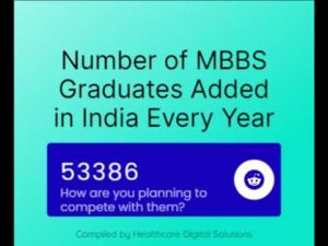 Read more about the article Number of MBBS Graduates Added in India Every Year #competition #saturation #mbbs #lifeofdoctor