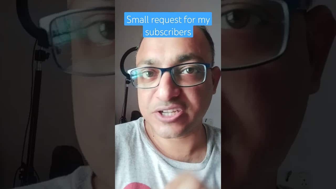 You are currently viewing Small request for my subscribers
