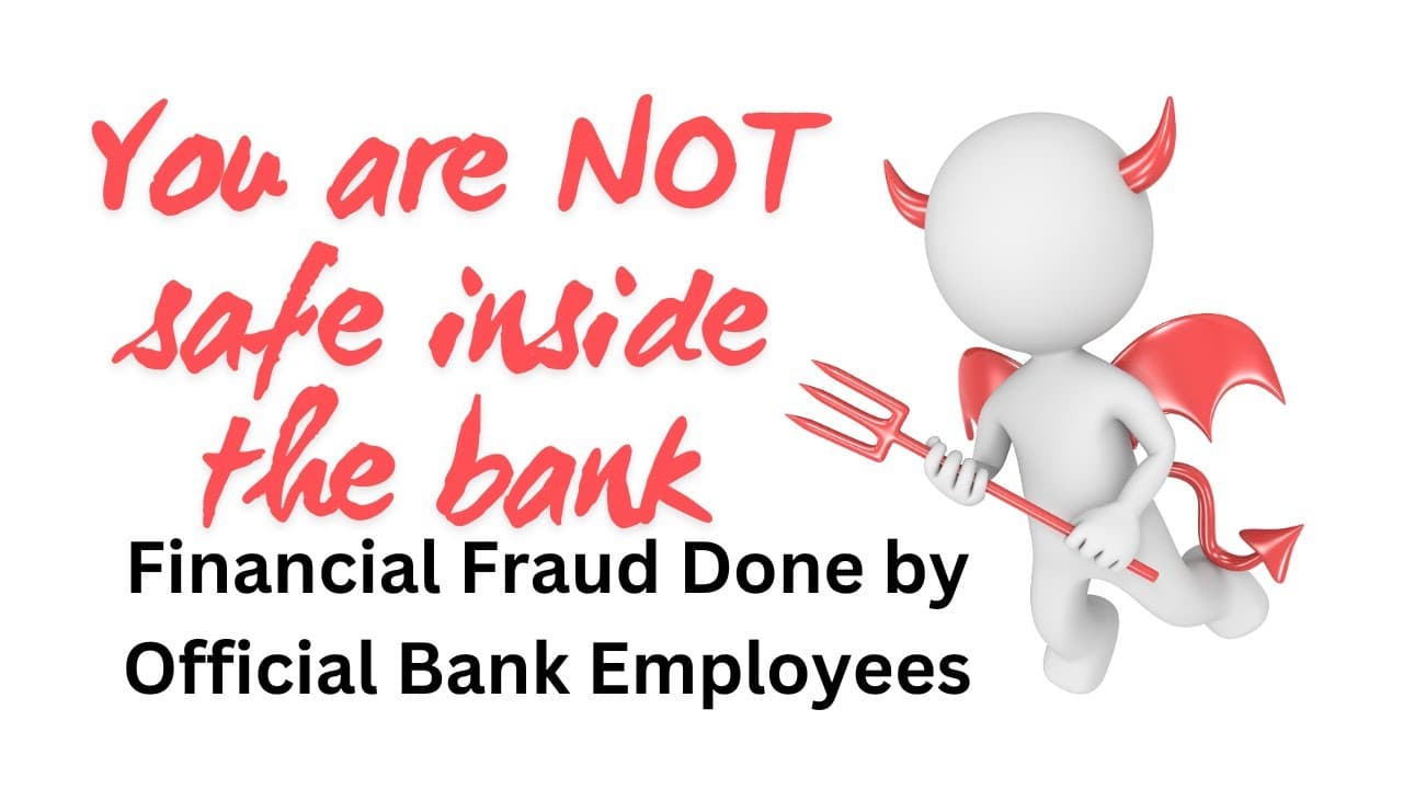 You are currently viewing Financial Fraud by Bank Employees Inside the Bank #bankfraud