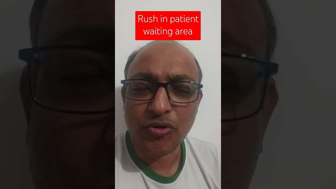 You are currently viewing Rush in patient waiting area | Patient intake process | Healthcare service quality