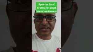 Read more about the article Sponsor local events for quick brand awareness