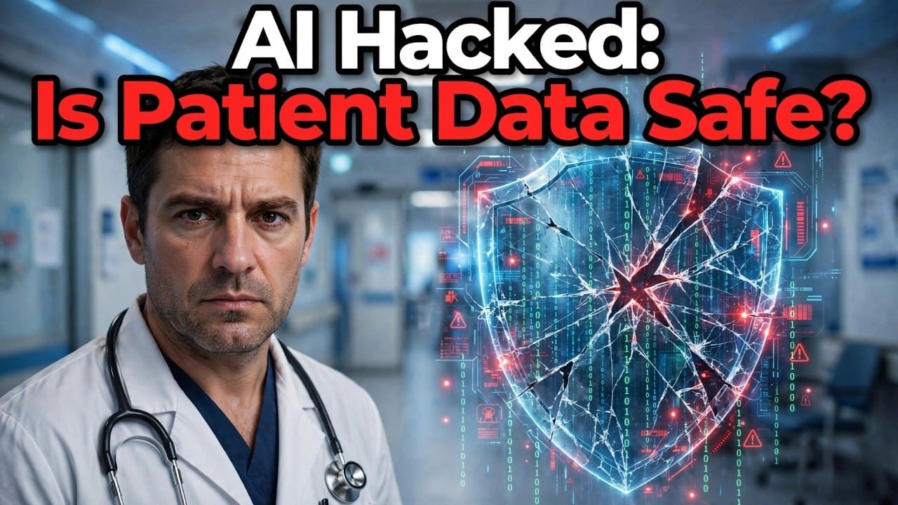 You are currently viewing AI Hacked Is Patient Data Safe AI Security Crisis Explained Doctors Protect Your Data #healthcareai
