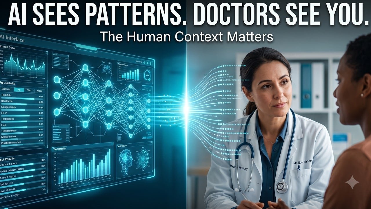 You are currently viewing Al May See Patterns Doctors See the Person Behind Them #aihealthcare #aimedical #medicalai #ai