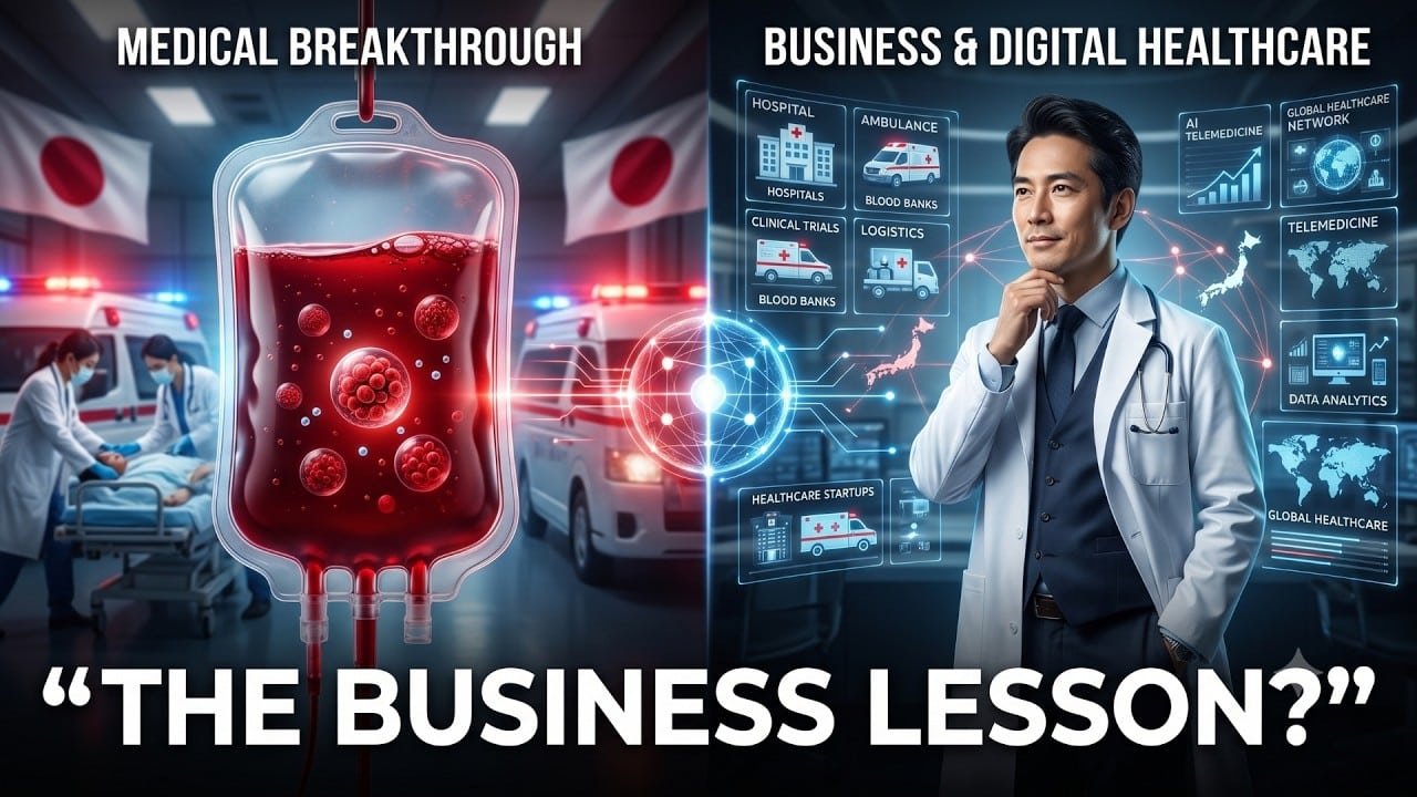 You are currently viewing Japan’s Artificial Blood Breakthrough The Healthcare Business Opportunity #innovativebusinessideas