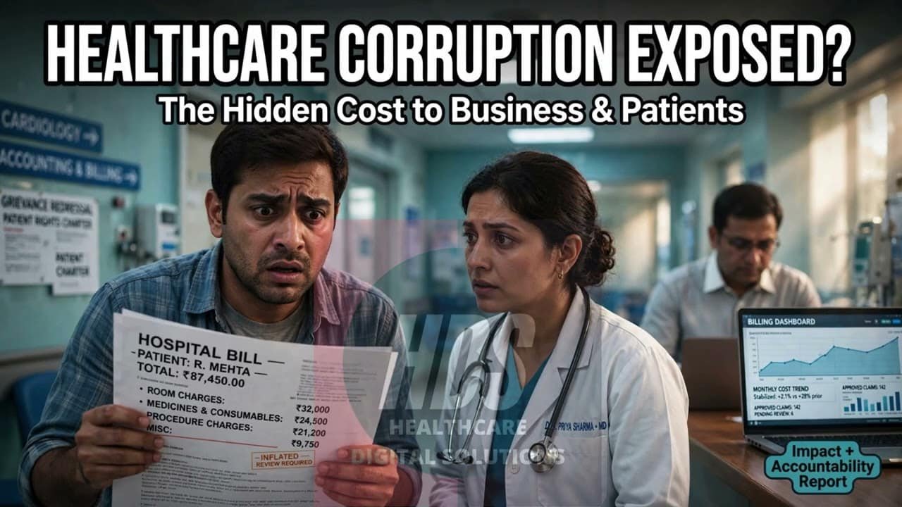You are currently viewing Corruption in Indian Healthcare The Hidden Cost to Business & Patients Impact of health corruption