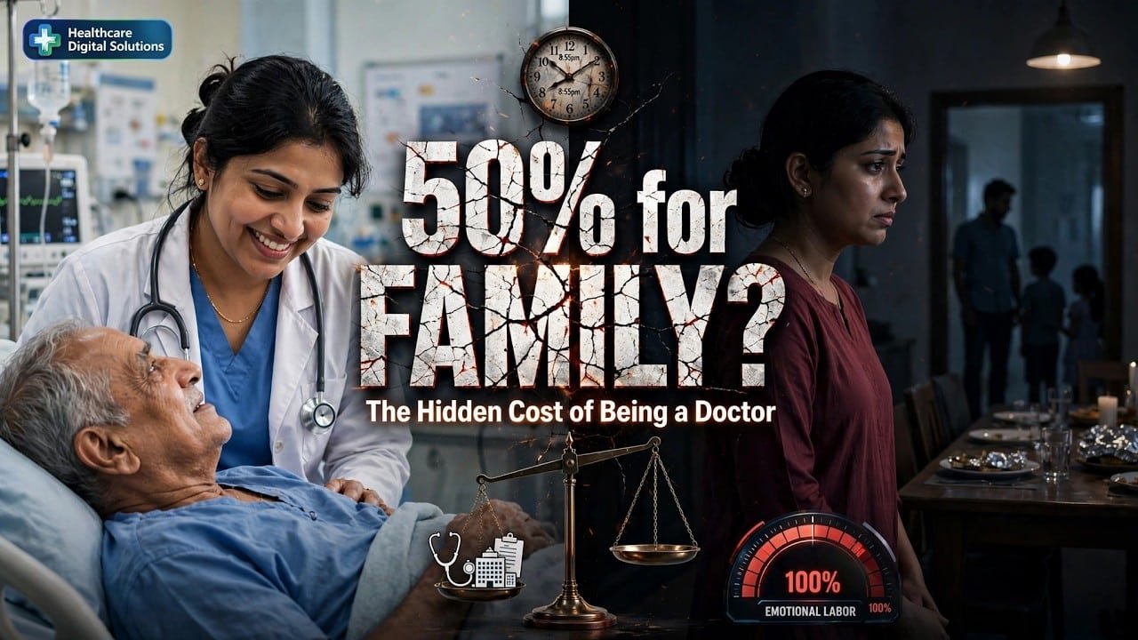 You are currently viewing We Care for Patients—But What About Our Loved Ones ❤️  Doctors & Work Life Balance We all have eager